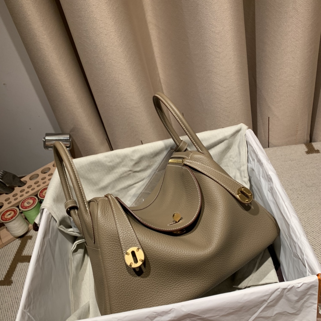 에르메스 린디백30 에토프 금장 끌레망스 가죽